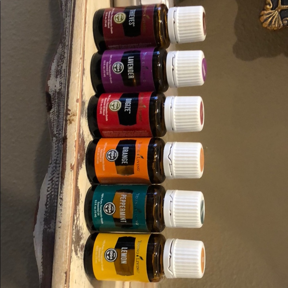 Lot of YL essential oil bottles - new, sealed.